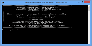 Junkware Removal Tool dokáže odstranit řadu nechtěně nainstalovaných rozšíření