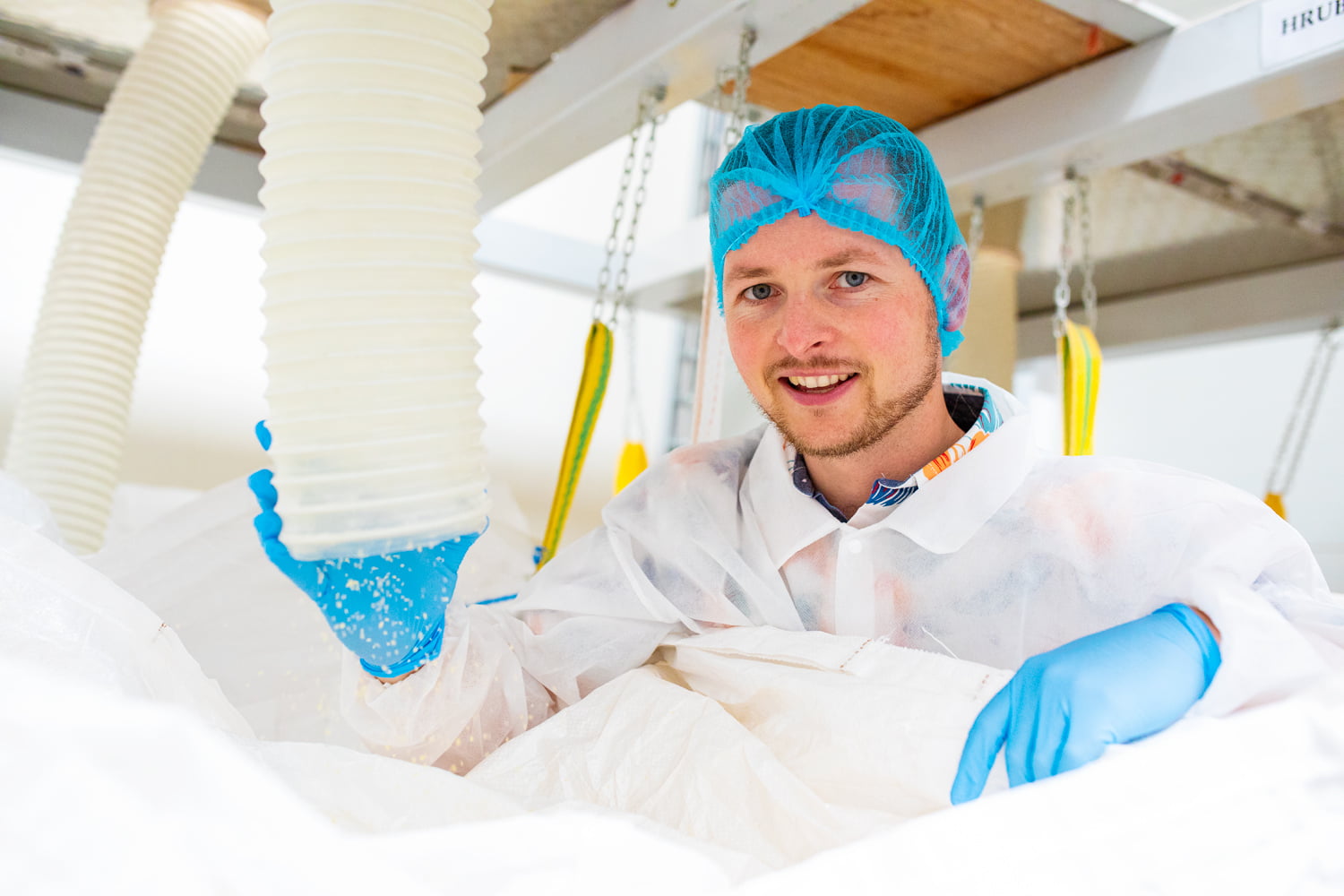 Finále výroby kuskusu.