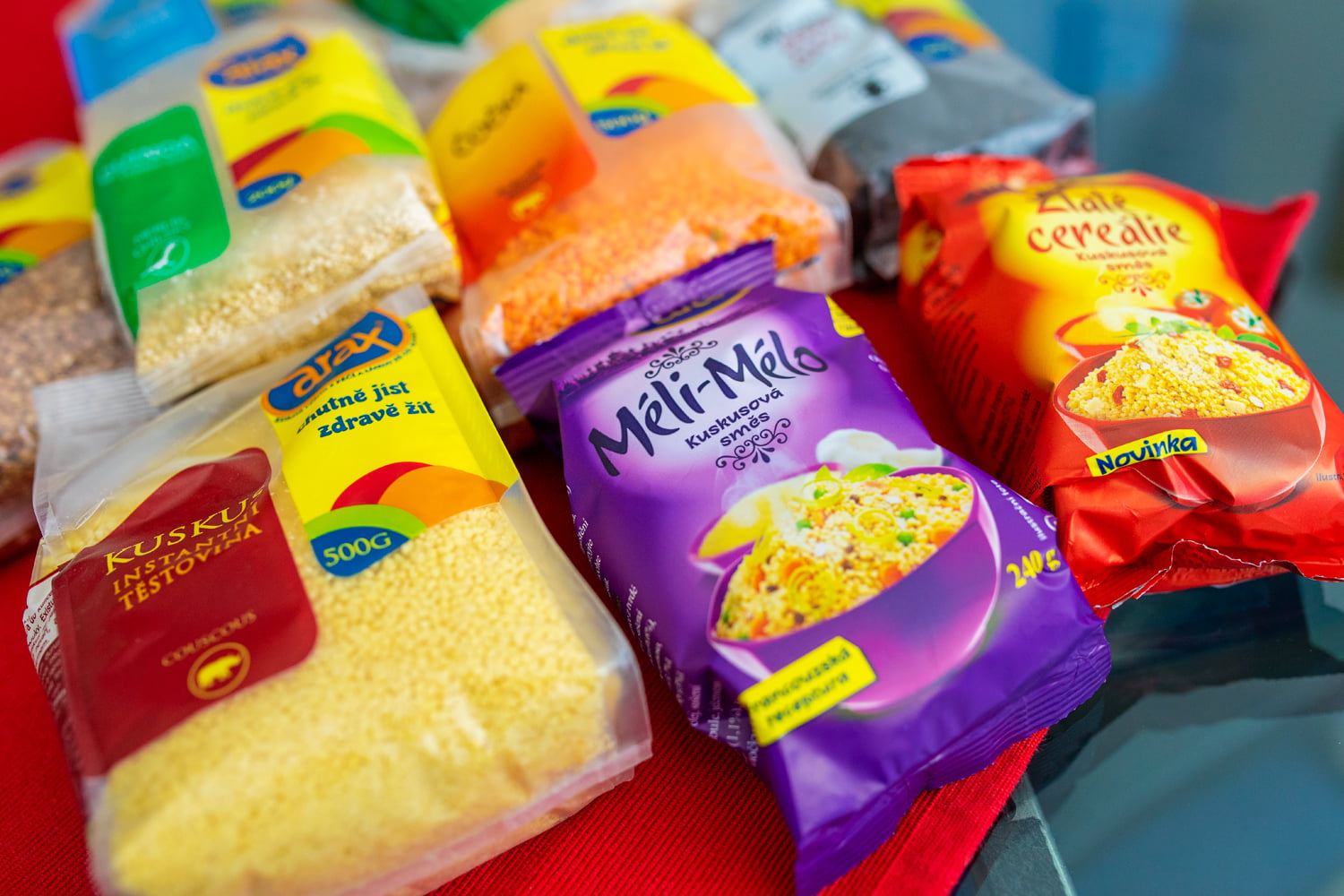 Ukázka produktů, které firma expeduje.