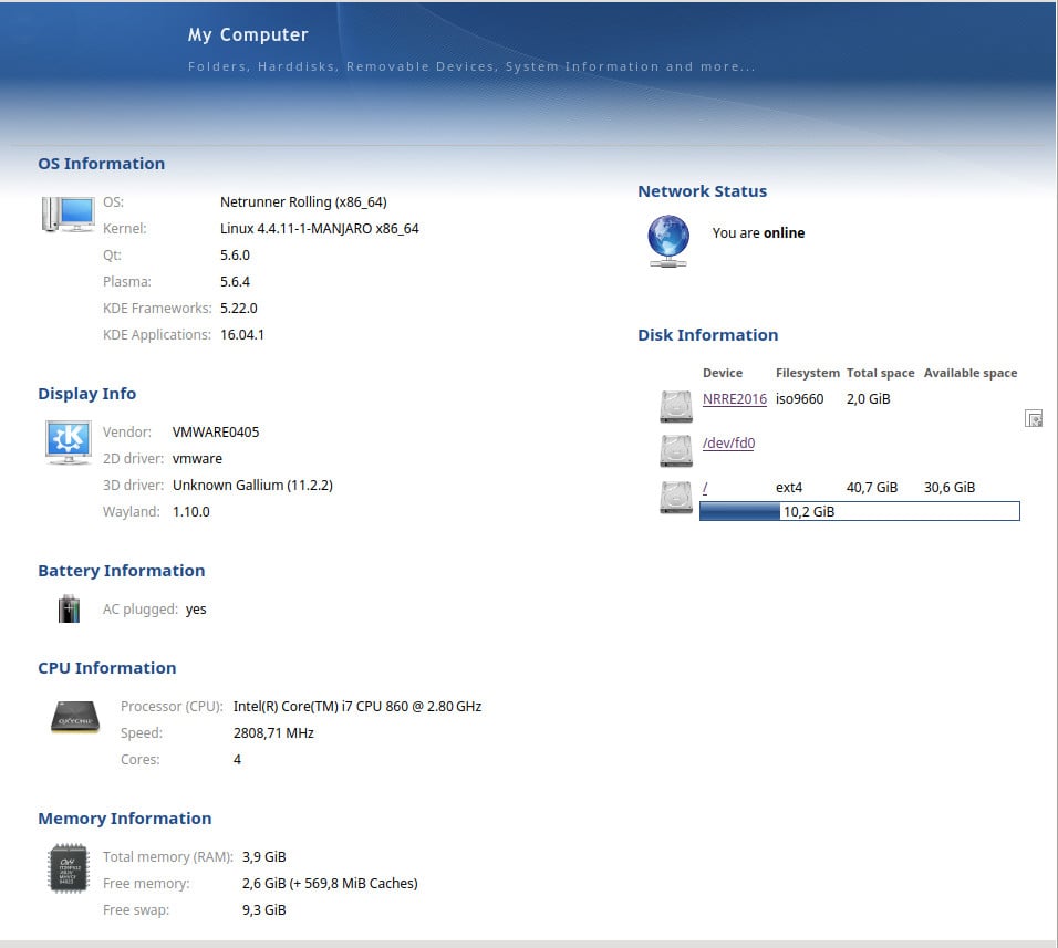 Netrunner: start, aktualizace, ukázka vlastností