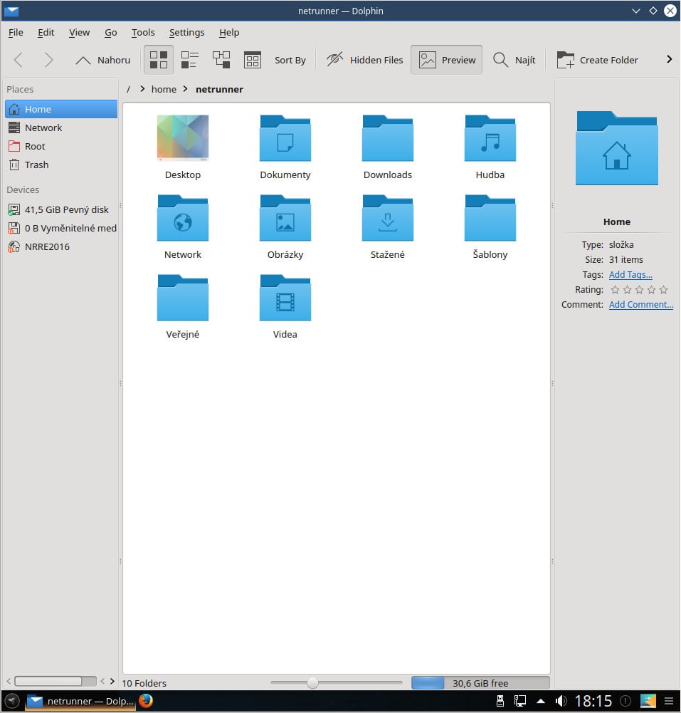 Netrunner: start, aktualizace, ukázka vlastností