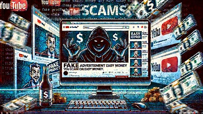 Podvod scam Youtube