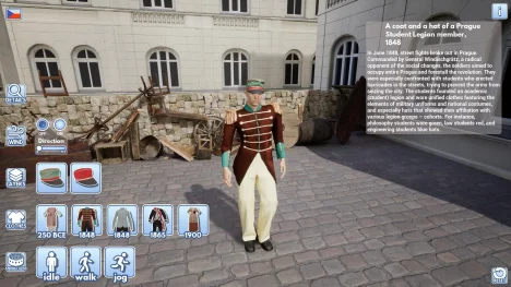 Náhledový obrázek - Jak se dřív oblékali Pražané? Virtuální digitální šatník ukazuje lidem pohyblivé 3D modely cenných historických oděvů