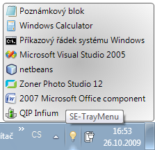 <p>Ukázka různých podob seznamu aplikací</p>