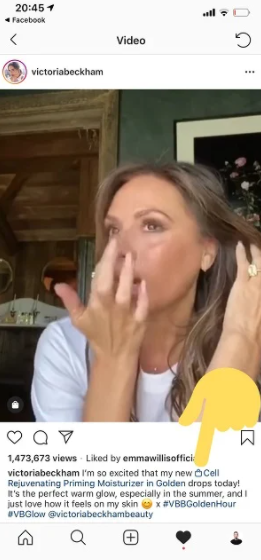 Ukázka příspěvku s odkazem na produkt v popisu