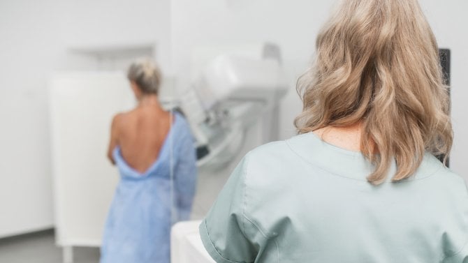 Vyšetření na mamografu