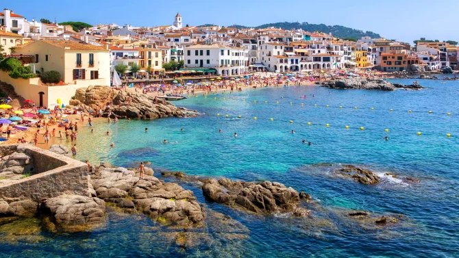 Španělské přímořské letovisko