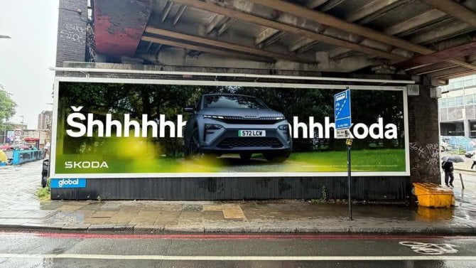 Kampaň Šhhhkoda pro Škoda od Leo Burnett UK