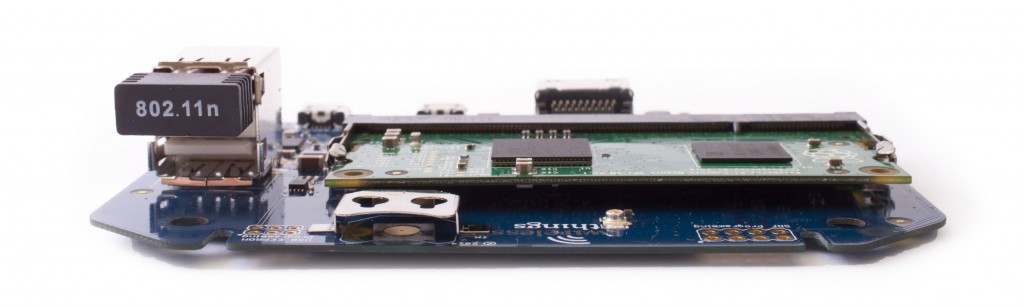 Vychází z miniaturního výpočetního modulu pro Raspberry Pi.