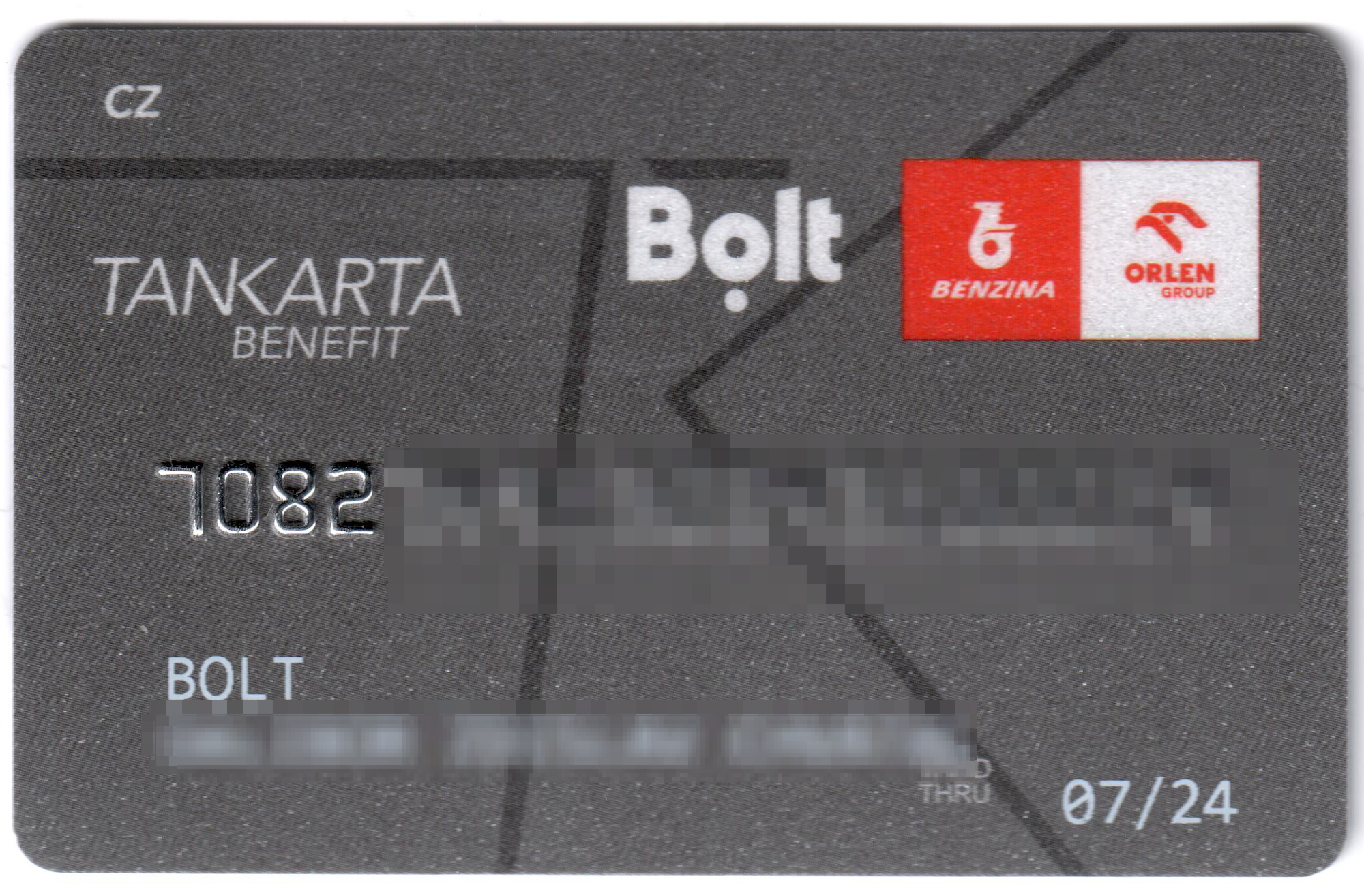 Co-brandová tankovací palivová karta společnosti ORLEN Unipetrol pro řidiče jezdící pro společnost Bolt (kurýr i taxi). 10/2021