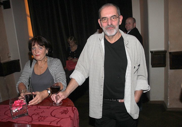 Ivo Šmoldas na večírku TV Pětka