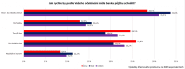 Jak rychle by měla banka půjčku schválit v případě on-line žádosti?