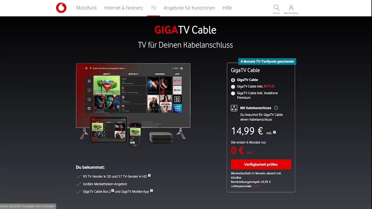 Představení služby Vodafone GigaTV