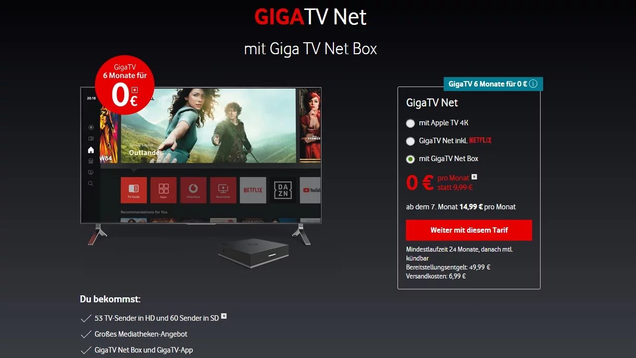 Představení služby Vodafone GigaTV