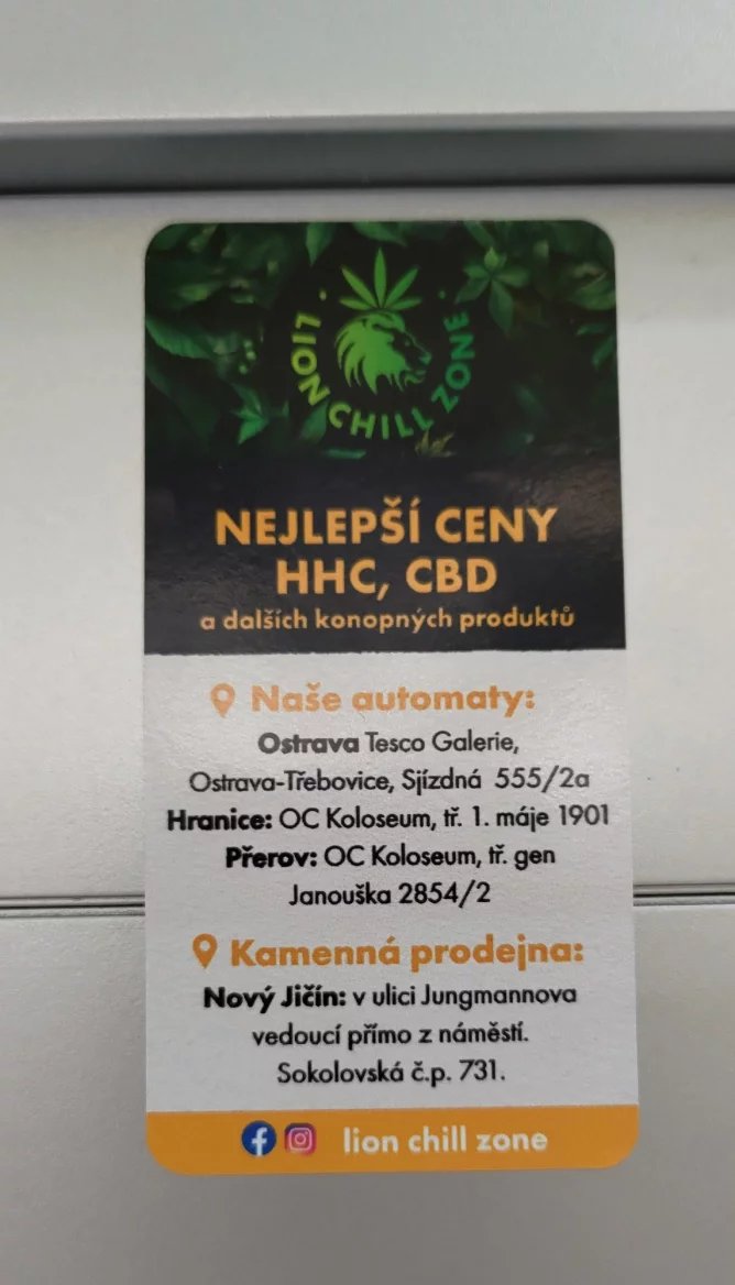Provozovatel HHCmatu v OC Galerie Ostrava má kamennou prodejnu i další samoobslužné automaty.