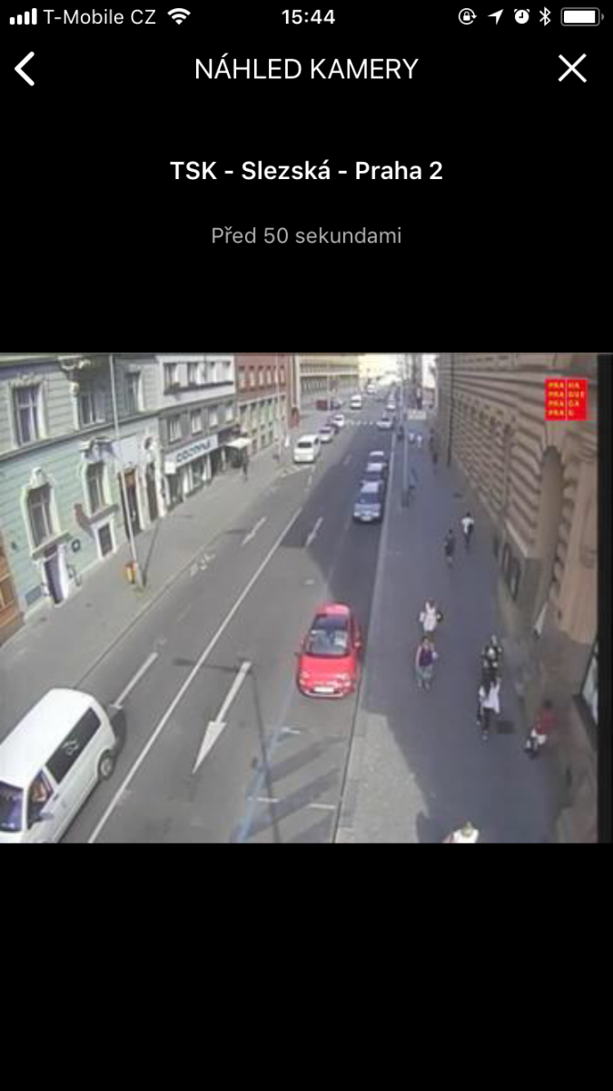 Mobilní aplikace Moje Praha