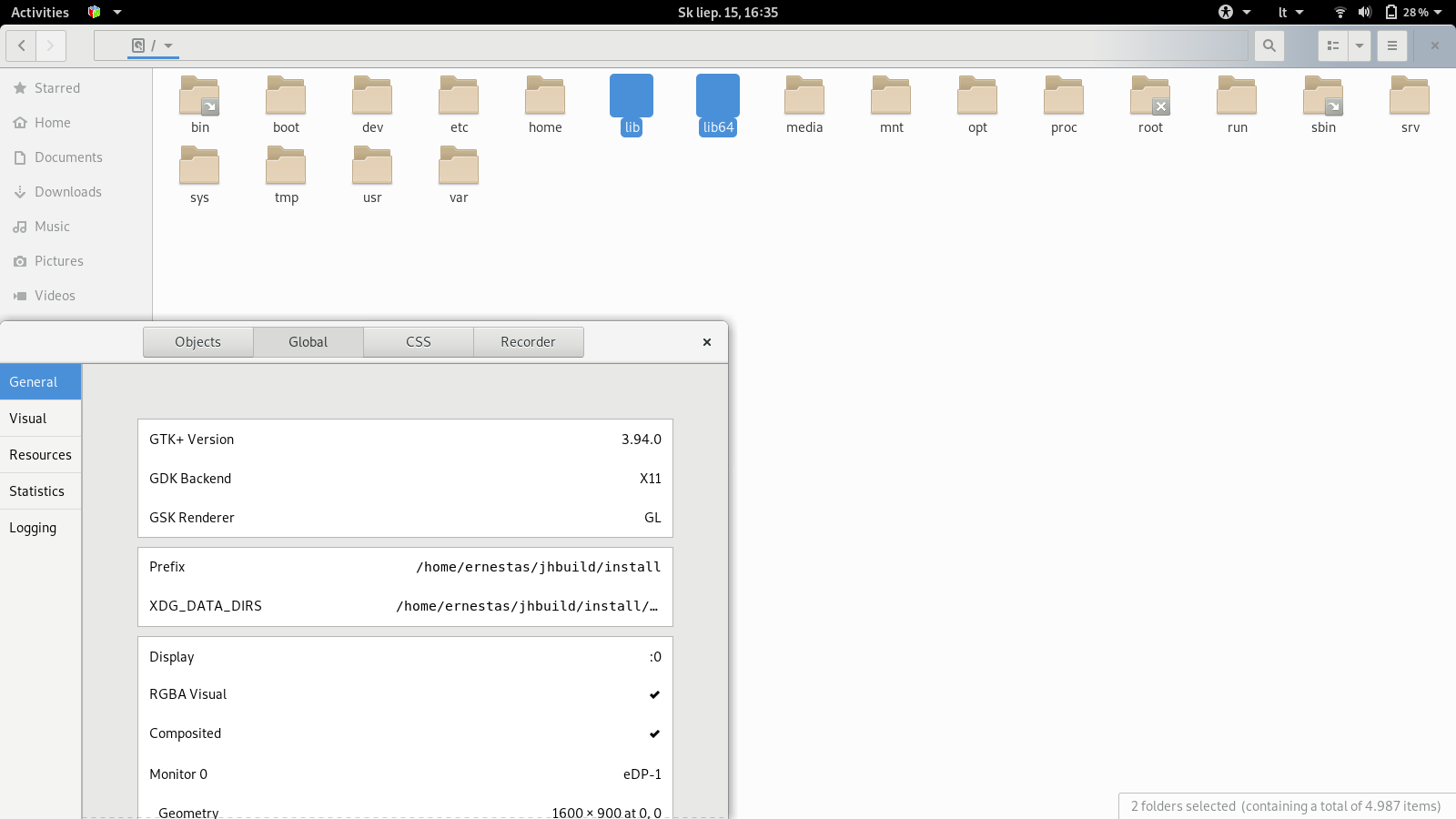Nautilus pod GTK+ 4.0
