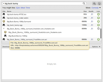 Surf od BitTorrent Labs zvládá základní stahování torrentů na jedničku.