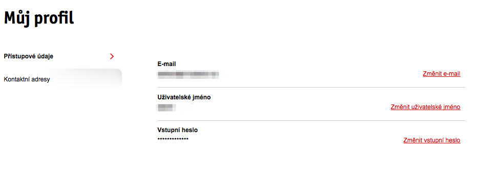 Internetové bankovnictví Era/Poštovní spořitelny