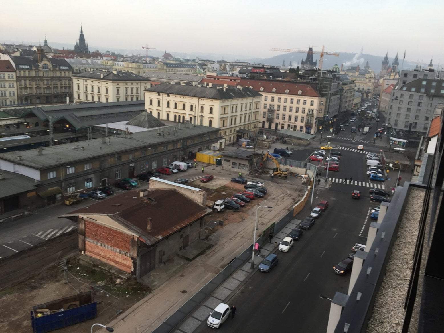 Místo, kde dnes stojí ikonická Masaryčka