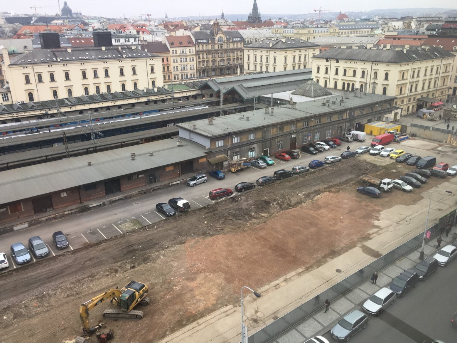 Místo, kde dnes stojí ikonická Masaryčka