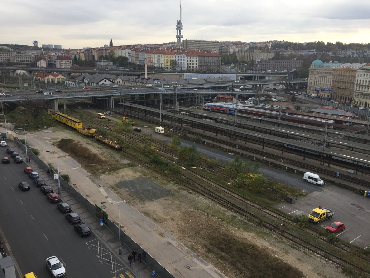 Místo, kde dnes stojí ikonická Masaryčka