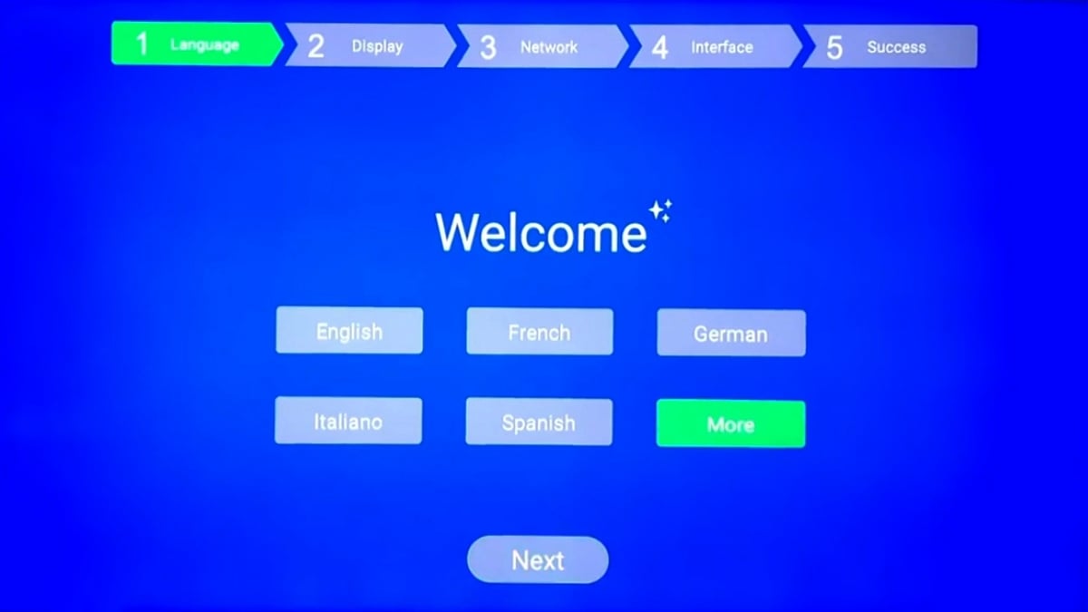 Uživatelské prostředí TV boxu HK1 Max