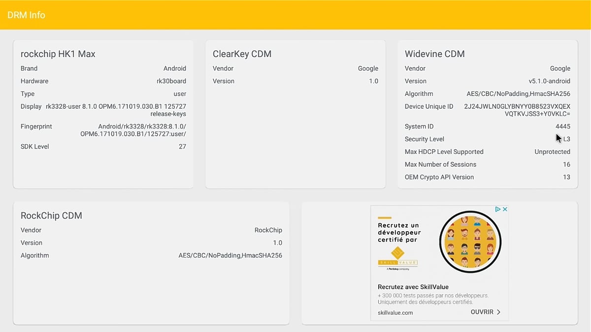 Uživatelské prostředí TV boxu HK1 Max