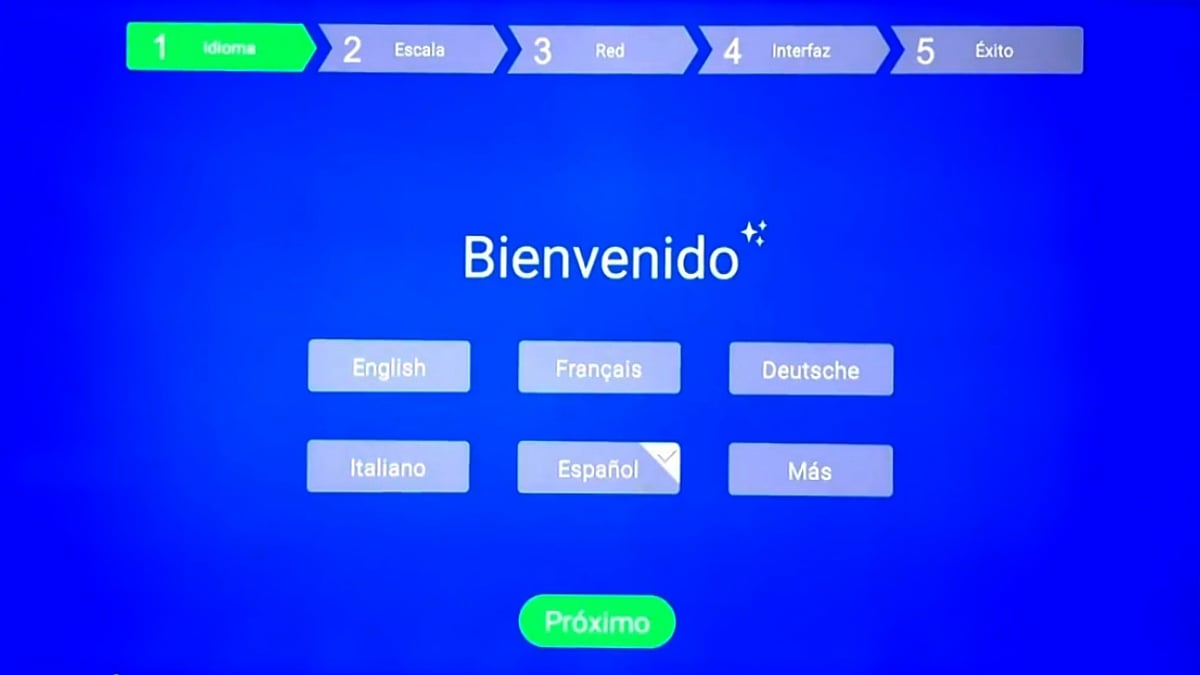 Uživatelské prostředí TV boxu HK1 Max