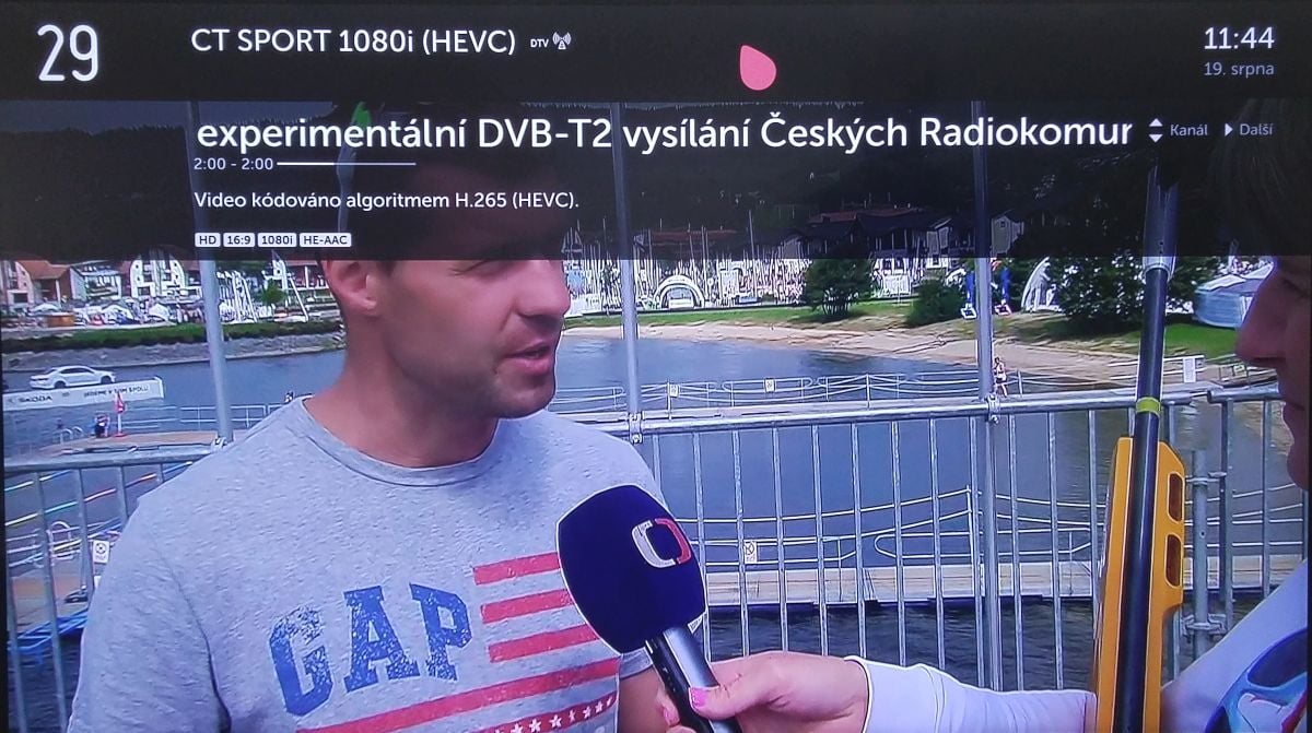 LG 55UH750V - experimentální vysílání v DVB-T2/HEVC