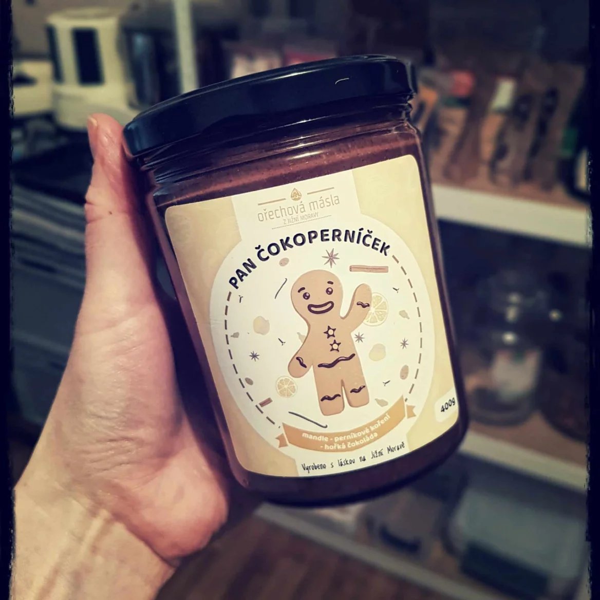 Vánoční ořechové máslo - Pan Čokoperníček