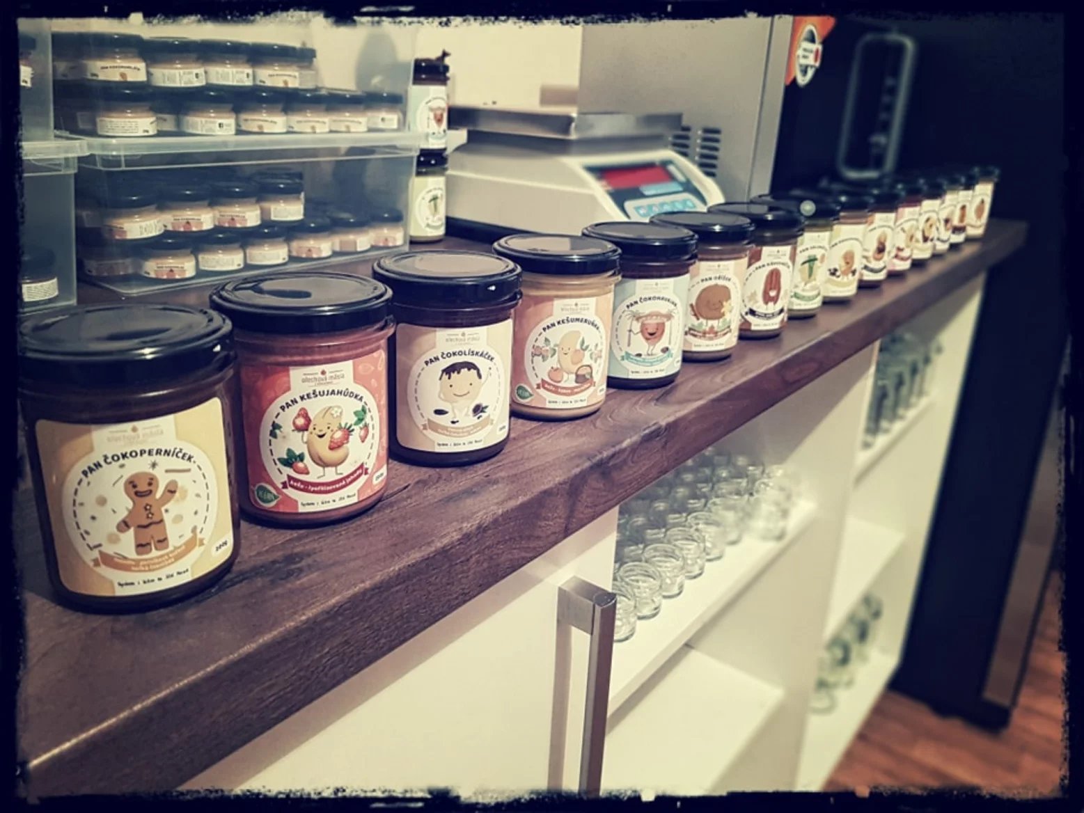 Ukázka ořechových másel