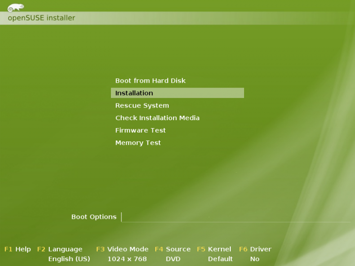 openSUSE 12.1
