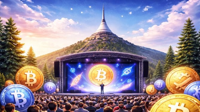 Liberec opět v centru krypto dění: CryptoByte 2026 - bitcoin, AI i let helikoptérou