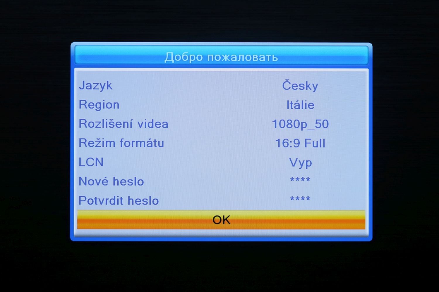 Fuba ODE8510 T2 Stealth - instalace