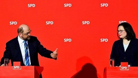 Náhledový obrázek - V čele německé SPD bude poprvé žena. Nahlesová vystřídá Schulze