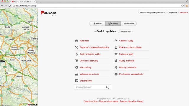 Podívejte se, jak bude vypadat nový katalog Firmy.cz