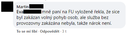 Téma kompenzační bonus na sociálních sítích