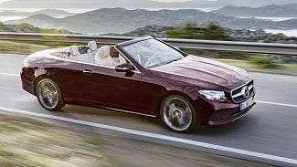 Náhledový obrázek - Mercedes-Benz třídy E Cabriolet udělá jízdu se střechou dole ještě příjemnější