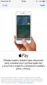 První krok k aktivaci Apple Pay.