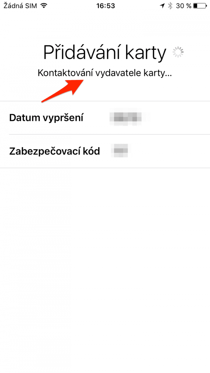 Aplikace kontaktuje vydavatele karty, tedy Yandex.