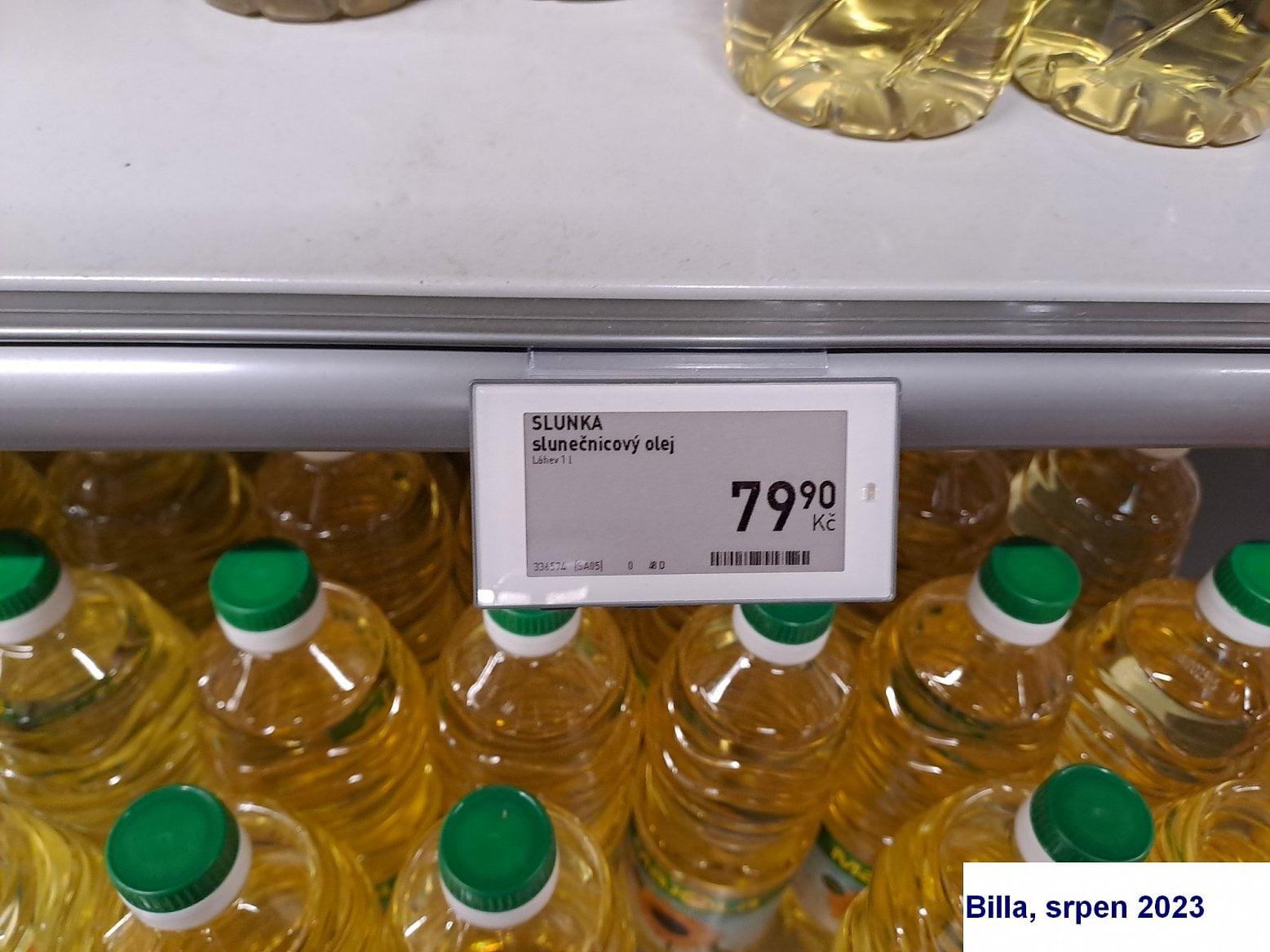 Ceny oleje ve vybraných obchodech