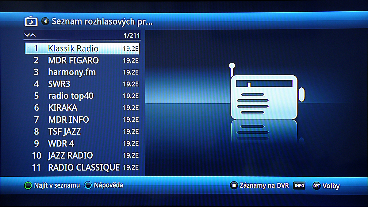 Fotogalerie k přijímači Technisat DIGIT ISIO S2