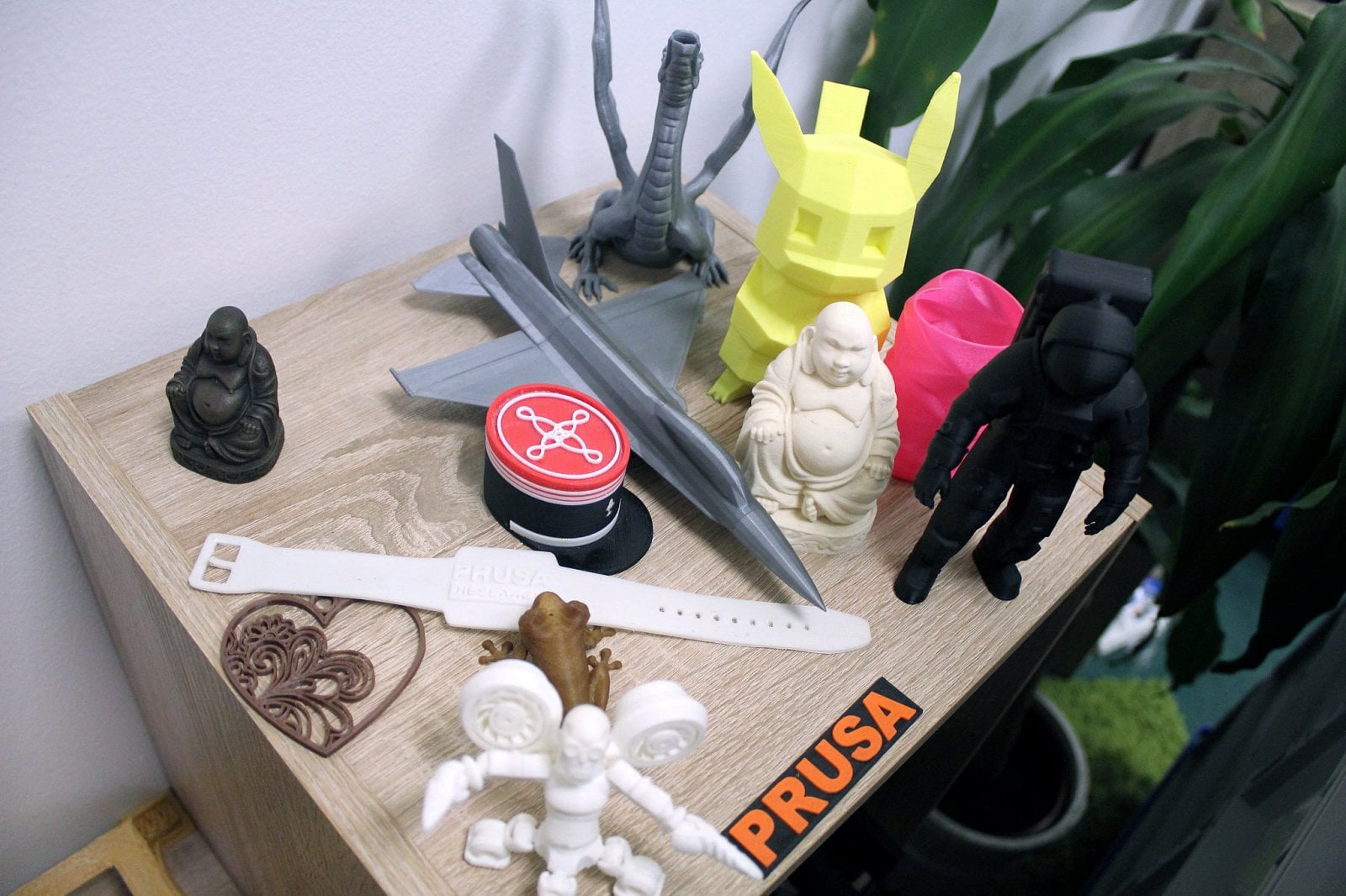 Ukázka věcí, které se dají na 3D tiskárně vytisknout.