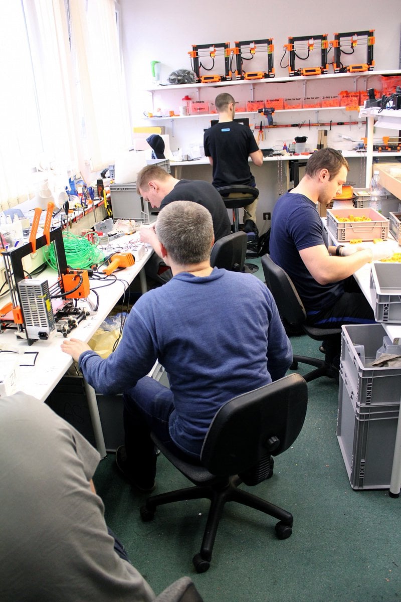 Jak se vyrábí 3D tiskárny v Prusa Research