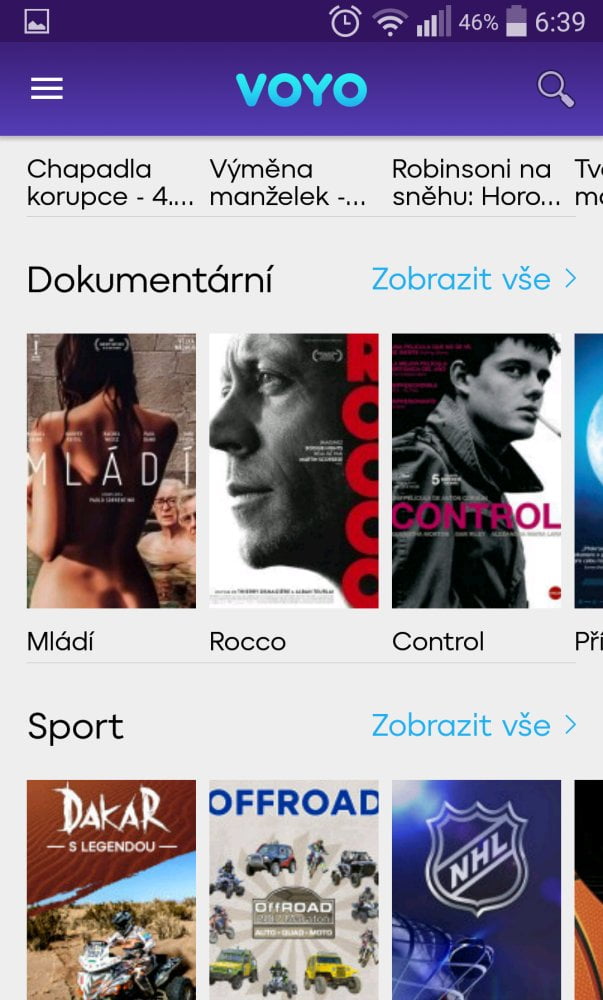 Voyo 3.0 - nová aplikace pro Android