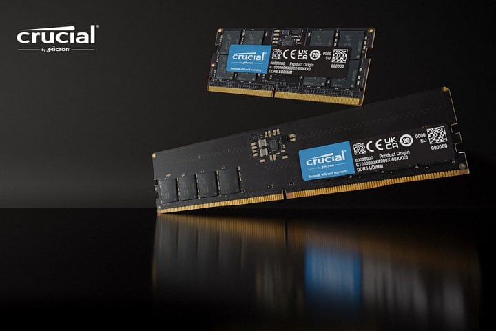 Paměti DDR5 Crucial od Micronu