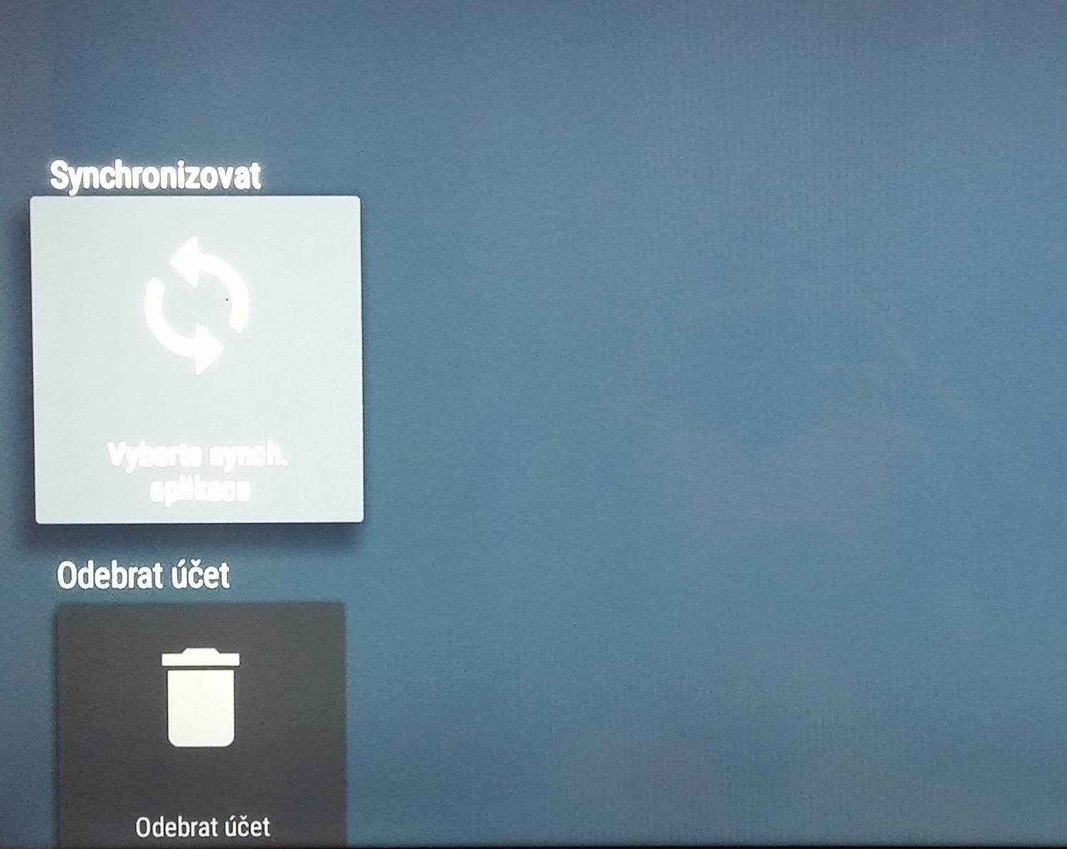Android TV – nastavení