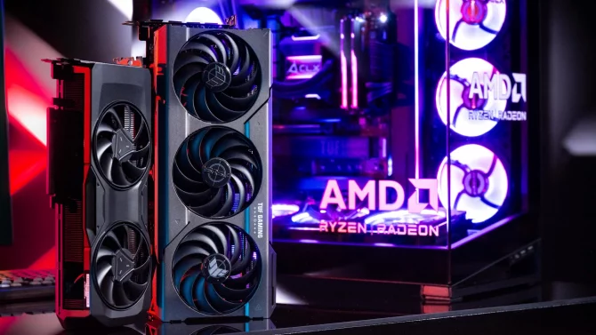 Grafiky AMD Radeon a procesory AMD Ryzen - ilustrace