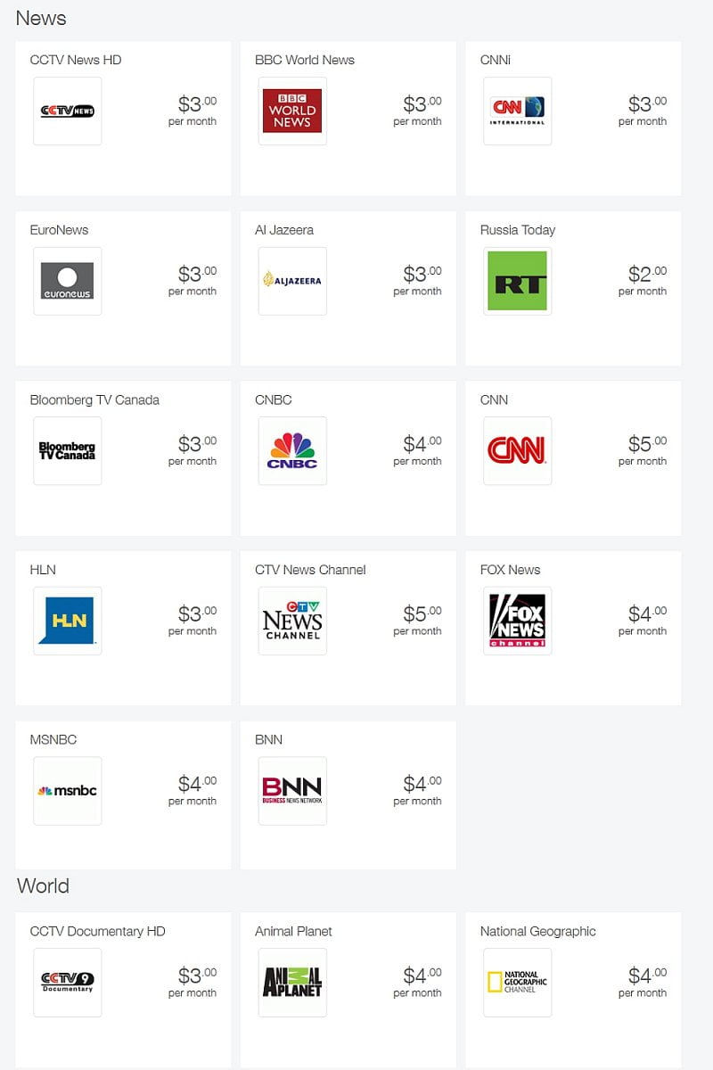 Telus - individuální programy